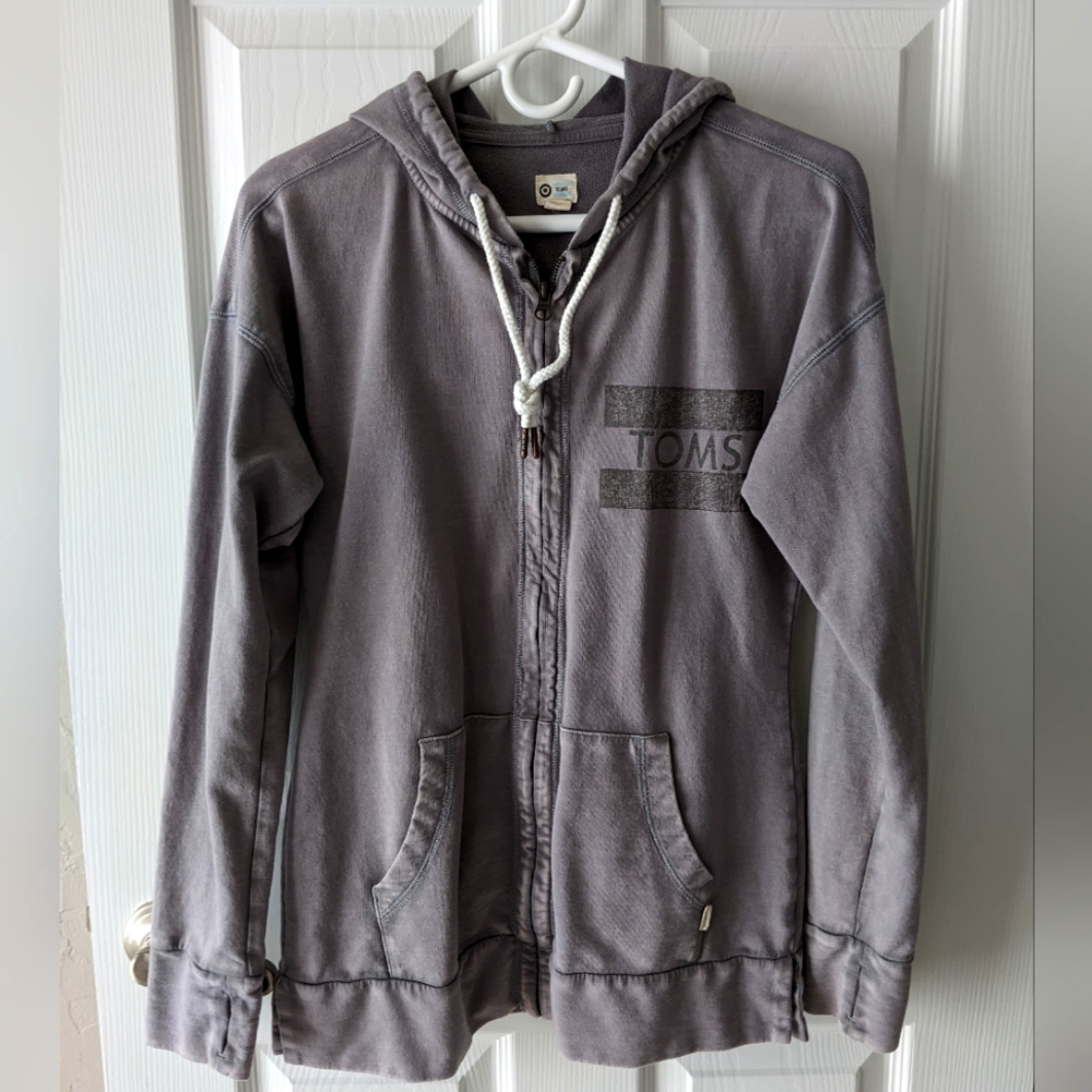 Toms Vintage Wash Zip Hoodie